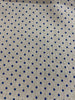 32 Count Petit Pointe Blue Dots on Natural Linen