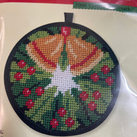 Stitch Ups- Round Needlepoint Ornament kits