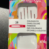Size 28 Tapestry Needles (Colored Eye)