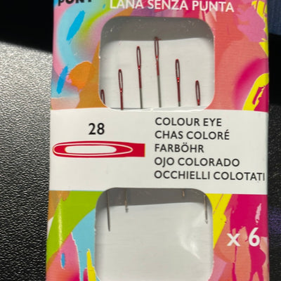 Size 28 Tapestry Needles (Colored Eye)