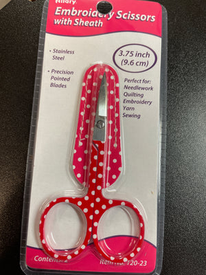 Polka Dots Scissors with Sheath
