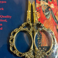 Gold Victorian Embroidery Scissors