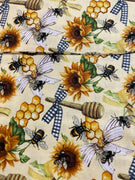 Bees and Sunflowers Project Bags