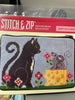 Stitch And Zip Needlepoint Cosmetic Purse Kit