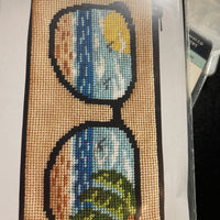 Stitch And Zip Needlepoint Eyeglass/Cellphone Kits