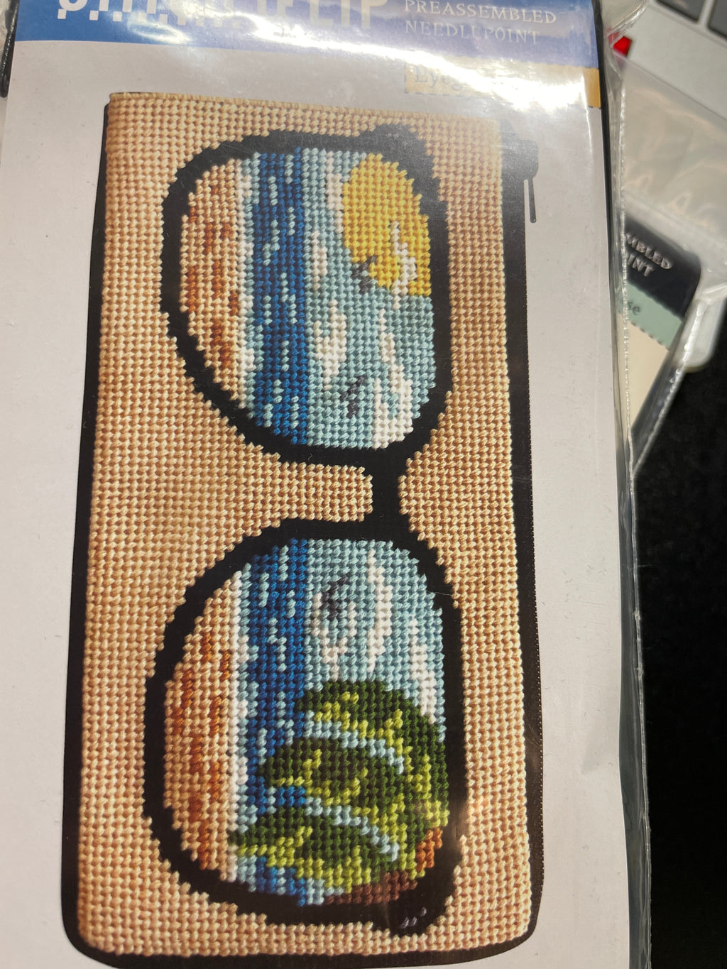 Stitch And Zip Needlepoint Eyeglass/Cellphone Kits