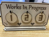 Creative Cuts & Crafts Works in Progress  TS