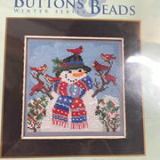 Winter Welcome Buttons and Beads Kit