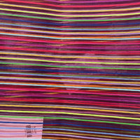 Striped Mesh Project Bag