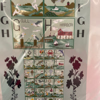 Seaside Alphabet Sampler Letters E - H