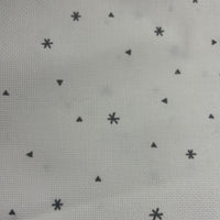 20 Count White with Printed Sparkles Aida