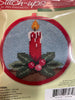 Stitch Ups- Round Needlepoint Ornament kits