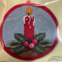 Stitch Ups- Round Needlepoint Ornament kits