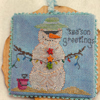Snowman Ornament pack for JSC Snowman ornament by barefoot Needleart