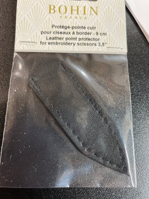 Bohin Black Leather Scissor Sheath