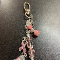 Breast Cancer Awareness Scissor Charm