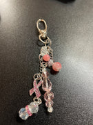 Breast Cancer Awareness Scissor Charm