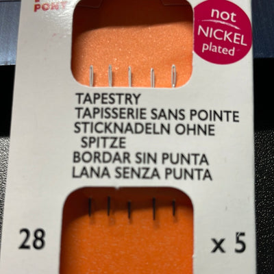 Size 28 Tapestry Needles (White Eye)