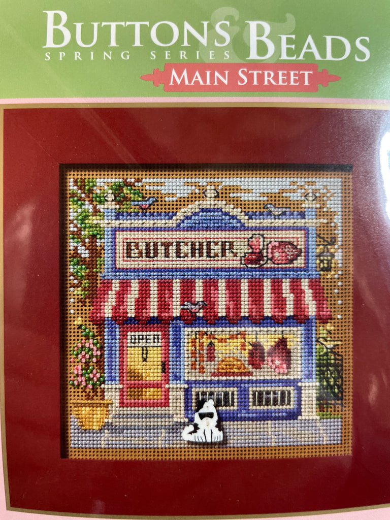 Buttons Butcher Butcher Shop: Main Street Series Buttons and Beads Kit | Barefoot Needleart