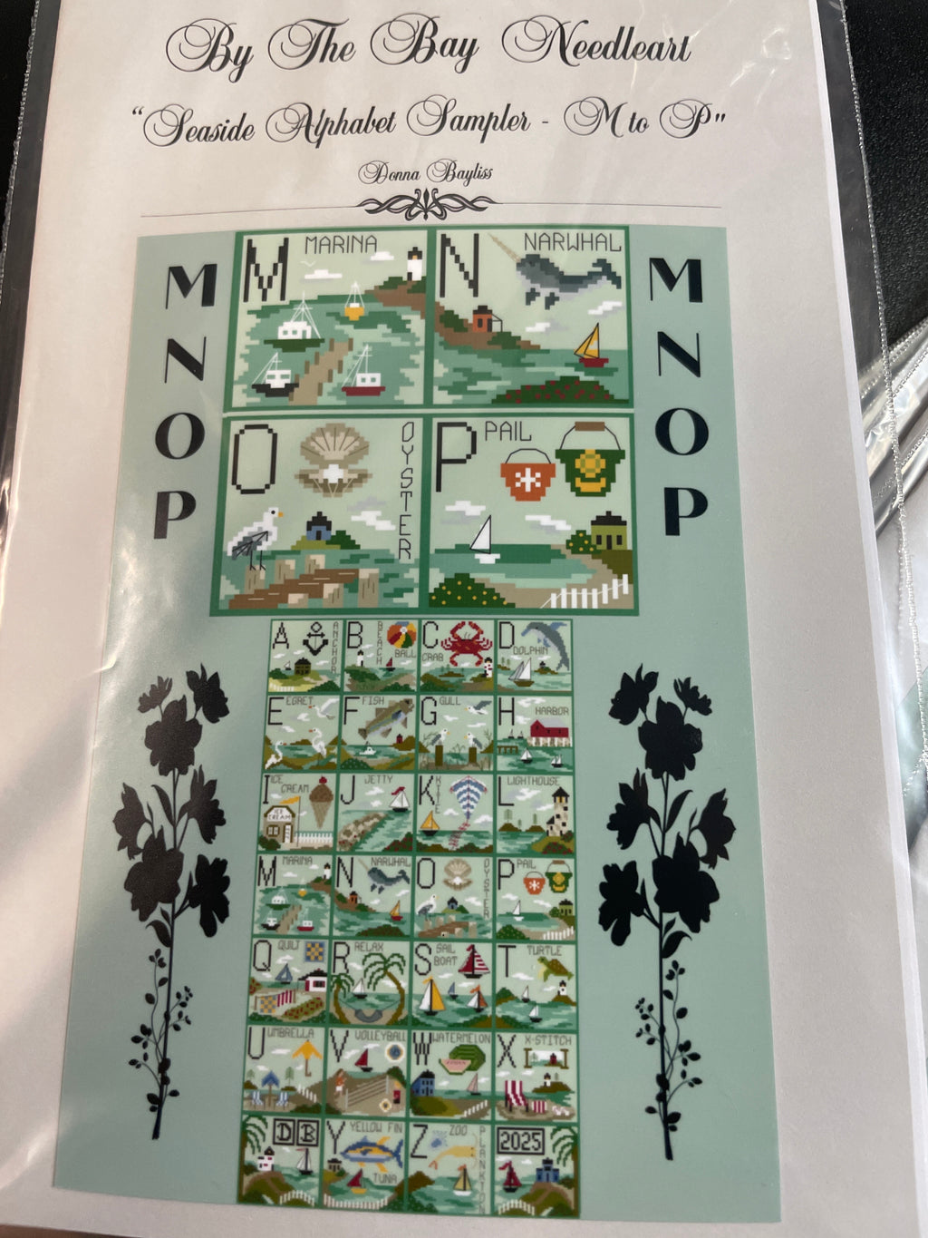 Seaside Alphabet M-P