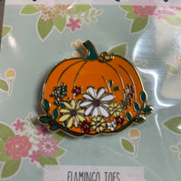 Floral Pumpkin Needle Minder