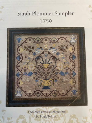 Sarah Plommer Sampler 1759