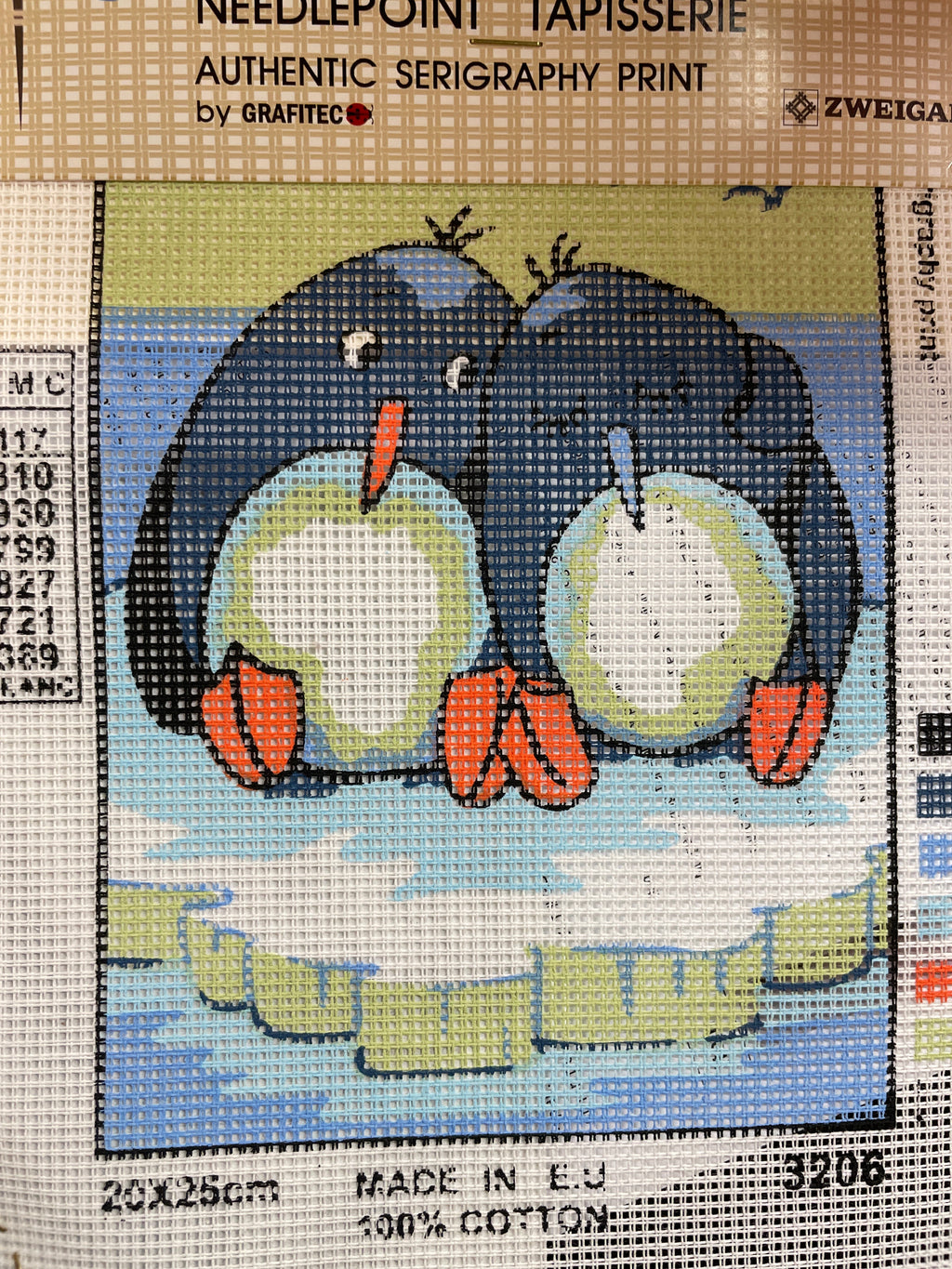 Penguins Needlepoint Canvas