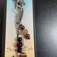 Football Scissor Charm