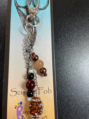 Football Scissor Charm