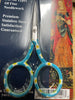 Blue And Yellow Embroidery Scissors