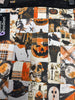 Pumpkin Halloween Patchwork Project Bag
