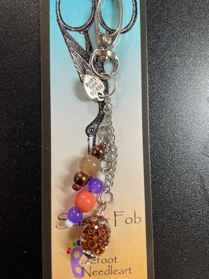 Football Scissor Charm