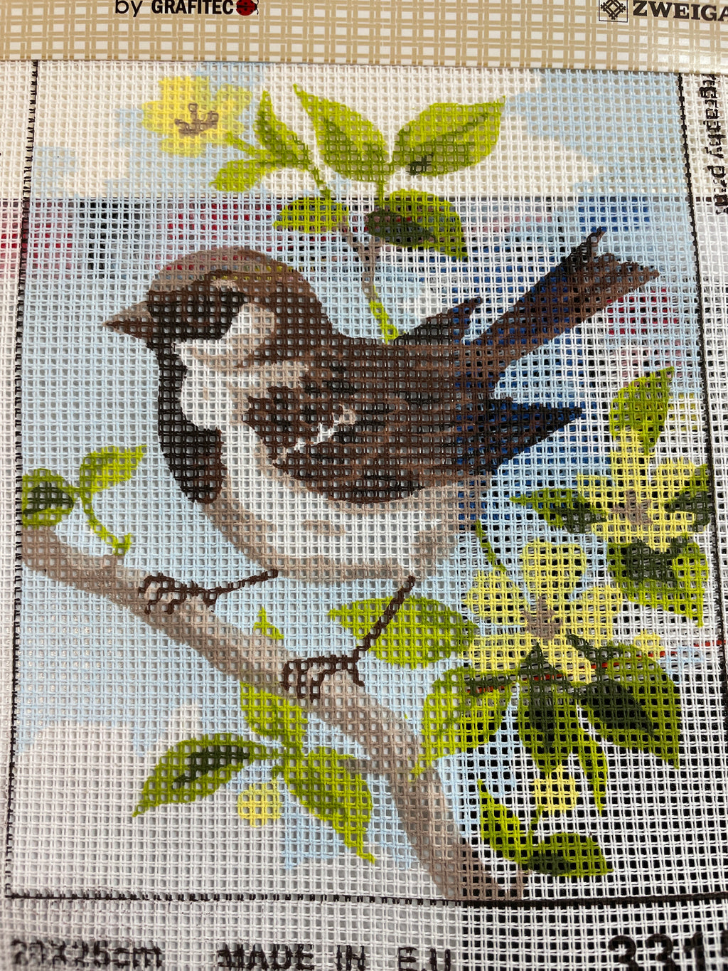 Chickadee Needlepoint Canvas