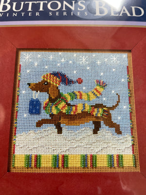 Dashing Dachshund Mill Hill Kit