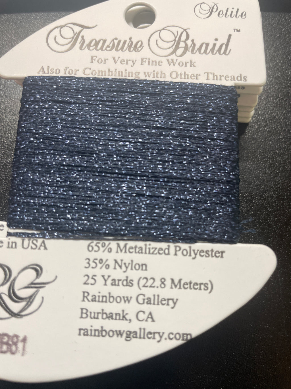 PB81- Black Iris Petite Treasure Braid