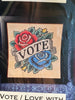 Vote/Love with Roses Tattoo