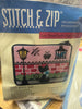 Stitch And Zip Coin Purse Needlepoint Kit