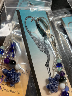 Sea Turtle Scissor Charm