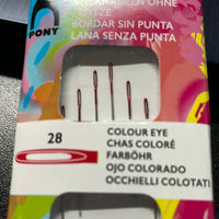 Size 28 Tapestry Needles (Colored Eye)