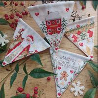 Merry Christmas flags