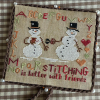 Stitching Snowman
