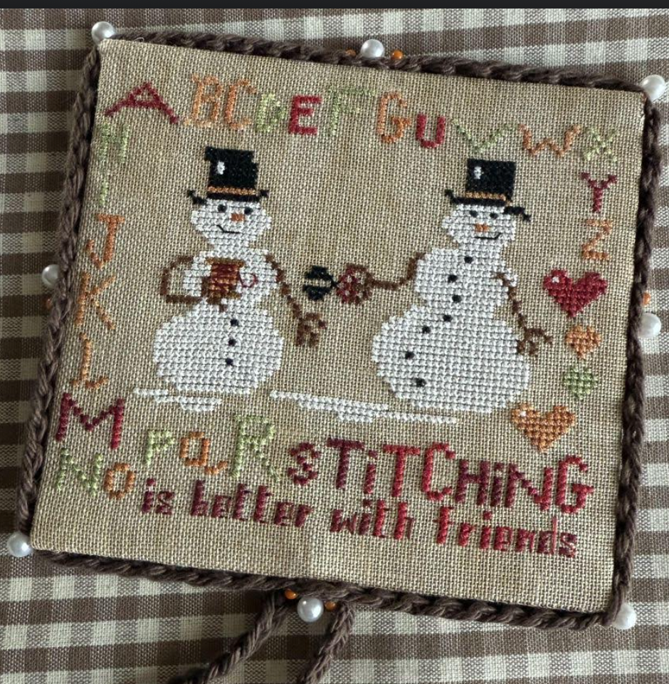 Stitching Snowman