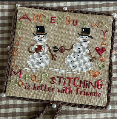 Stitching Snowman