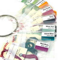 Color vinyl labels for Gentle Arts (x243) suitable for Floss A Way bags