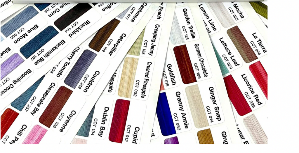 Classic Colorworks color vinyl labels (x269) suitable for Floss A Way bags