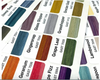Color vinyl labels suitable for Floss A Way bags