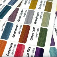 Color vinyl labels suitable for Floss A Way bags