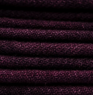 Wool Fabric Collection Eggplant Glen Plaid