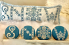 Snow Buttons & Pillow