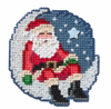 Sleepy Santa Ornament Mill Hill Kit